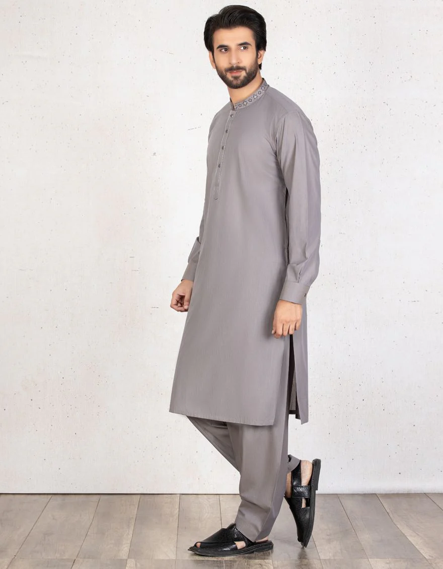 SMOKE KAMEEZ SHALWAR | JJKS-A-US-34014-R2/S21/JJ6167-SF - Image 2