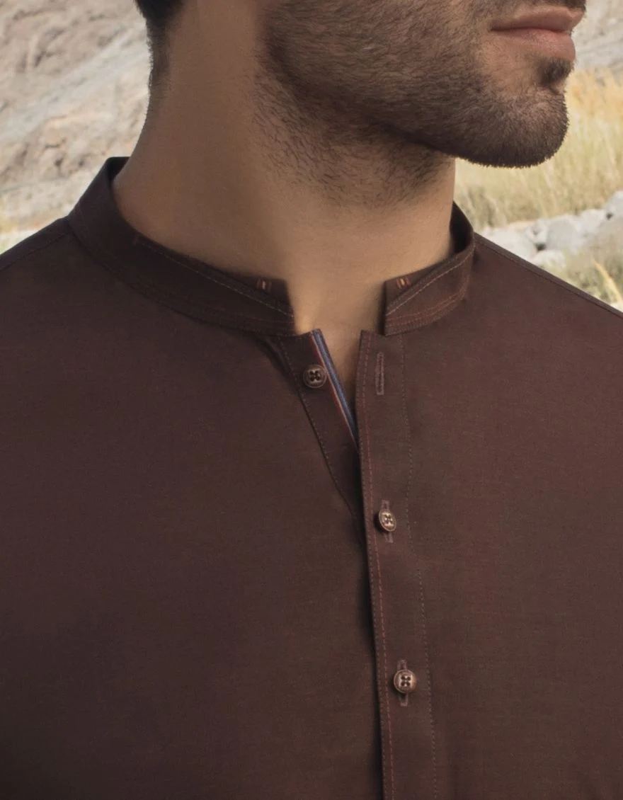 RUST KAMEEZ SHALWAR | JJKS-A-US-39188/W21/JJ7237-CL - Image 3