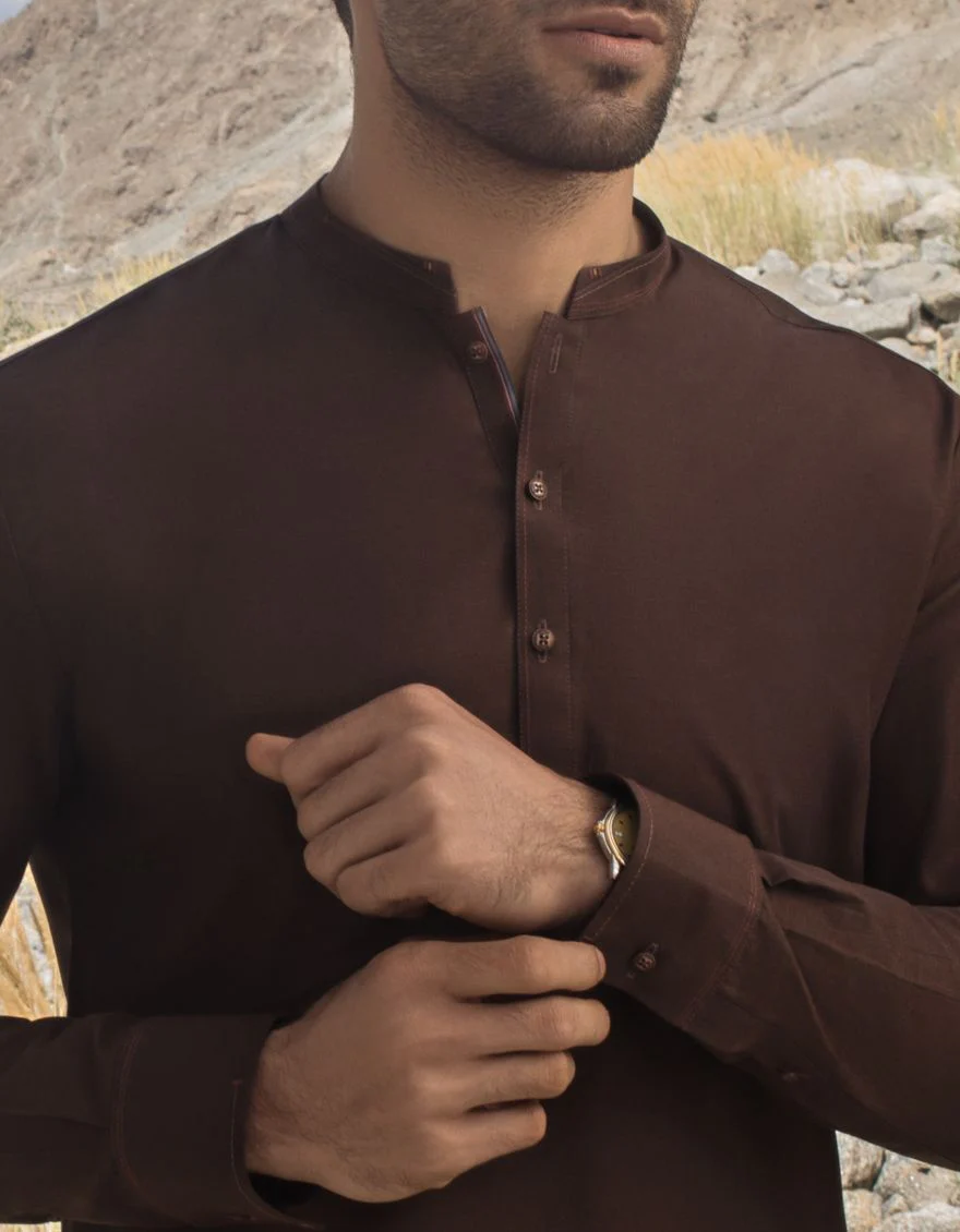 RUST KAMEEZ SHALWAR | JJKS-A-US-39188/W21/JJ7237-CL - Image 4