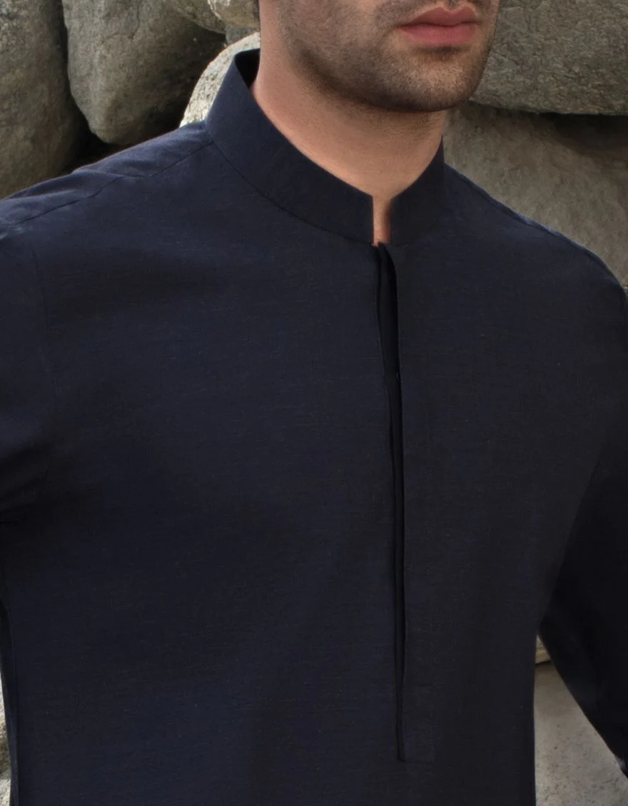 DARK GREY KAMEEZ SHALWAR | JJKS-A-US-40134/W21/JJ7114-PN - Image 4