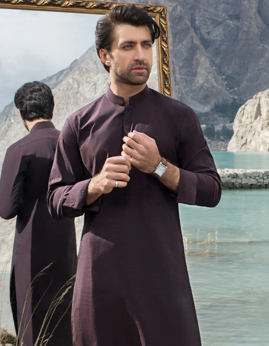 MEHNDI GREEN KAMEEZ SHALWAR | JJKS-A-US-40135/W21/JJ7114-PN - Image 3
