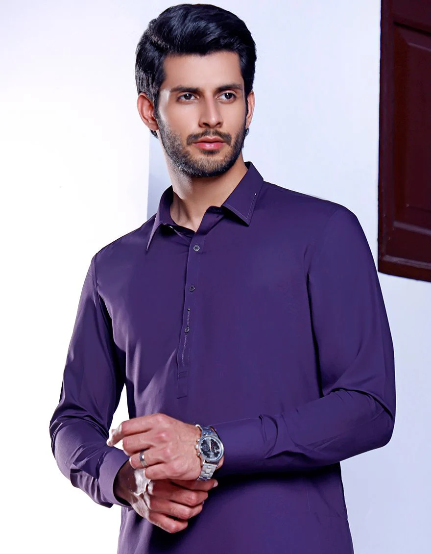 PURPLE KAMEEZ SHALWAR | JJKS-A-US-42102/S21/JJ7360 - Image 2