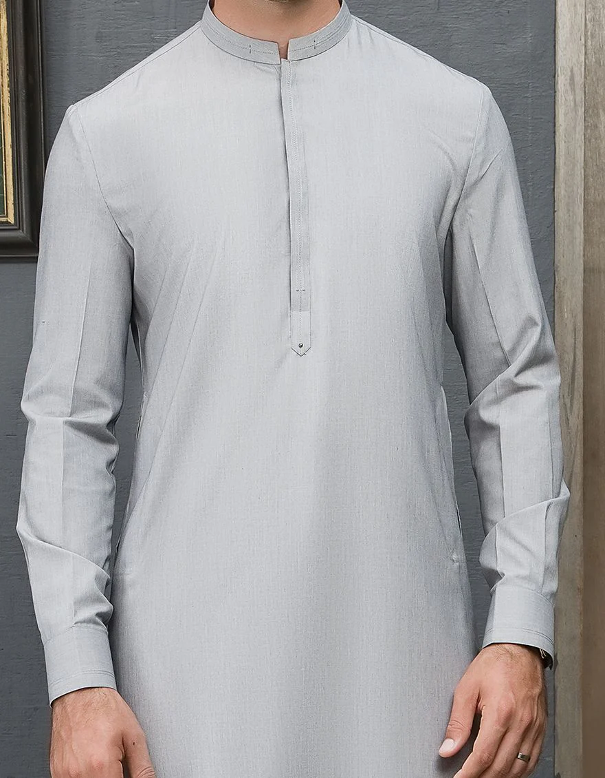 GREY KAMEEZ SHALWAR | JJKS-A-US-42174/S21/JJ7440-CL - Image 3