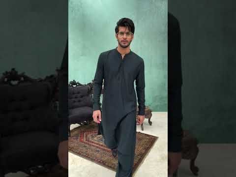 DIGGREENISH GREY KAMEEZ SHALWAR | JJKS-A-US-42250/S21/JJ7480-CL - Image 3