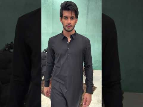 BLACK KAMEEZ SHALWAR | JJKS-A-US-42257/S21/JJ7480-CL - Image 4