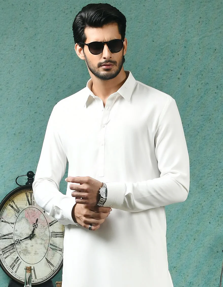 OFF WHITE KAMEEZ SHALWAR | JJKS-A-US-42270/S21/JJ7480-CL - Image 3