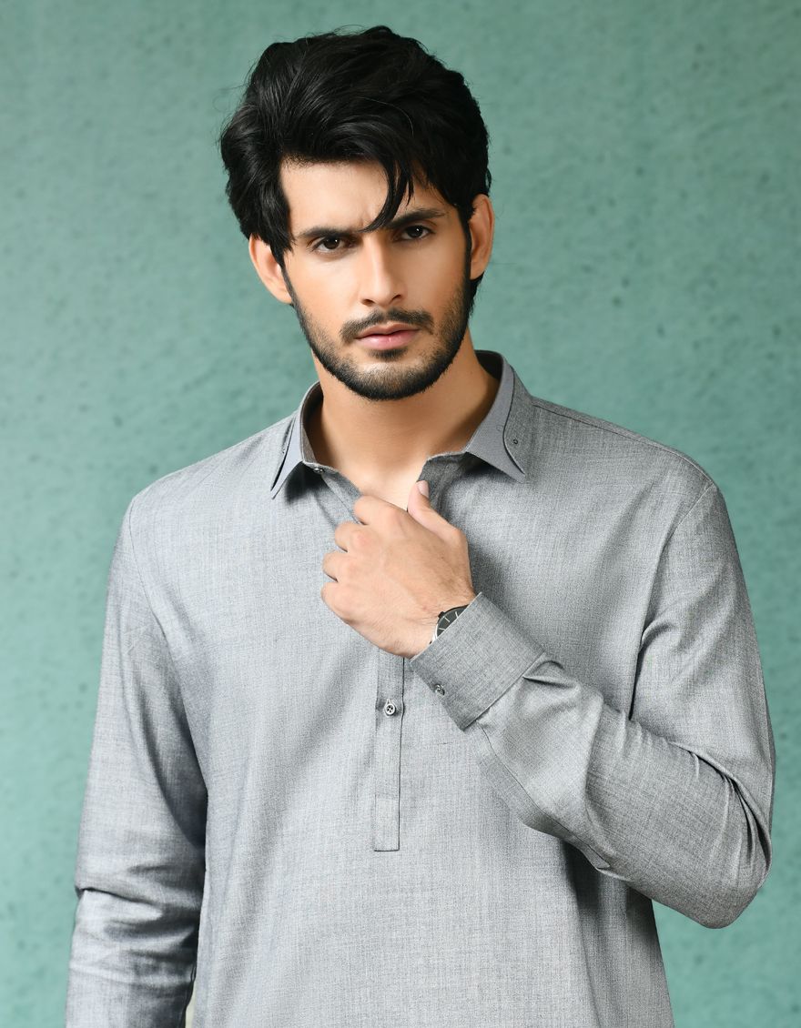 GREY KAMEEZ SHALWAR | JJKS-A-US-43013/S21/JJ7477-CL - Image 2