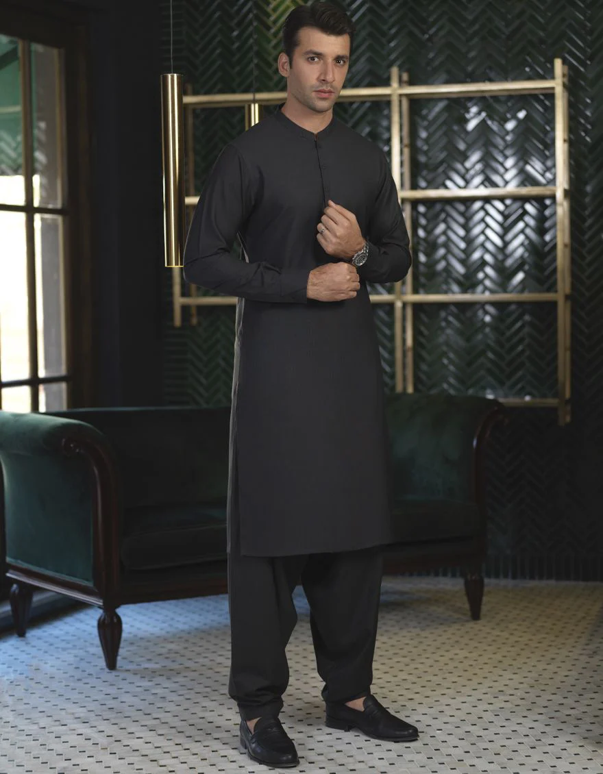 PEACOCK GREEN KAMEEZ SHALWAR | JJKS-A-US-43017/S21/JJ7480-CL - Image 5