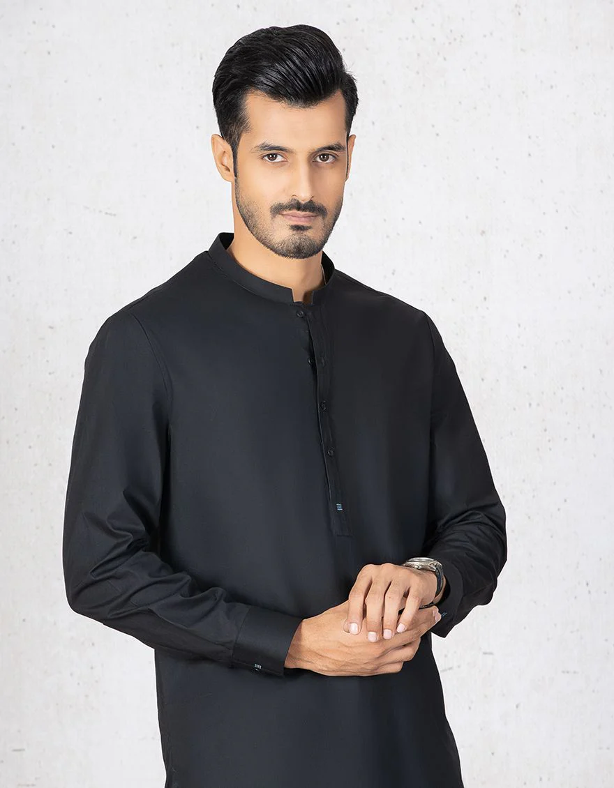 BLACK KAMEEZ SHALWAR | JJKS-A-US-43021/S21/JJ7291-CL - Image 2
