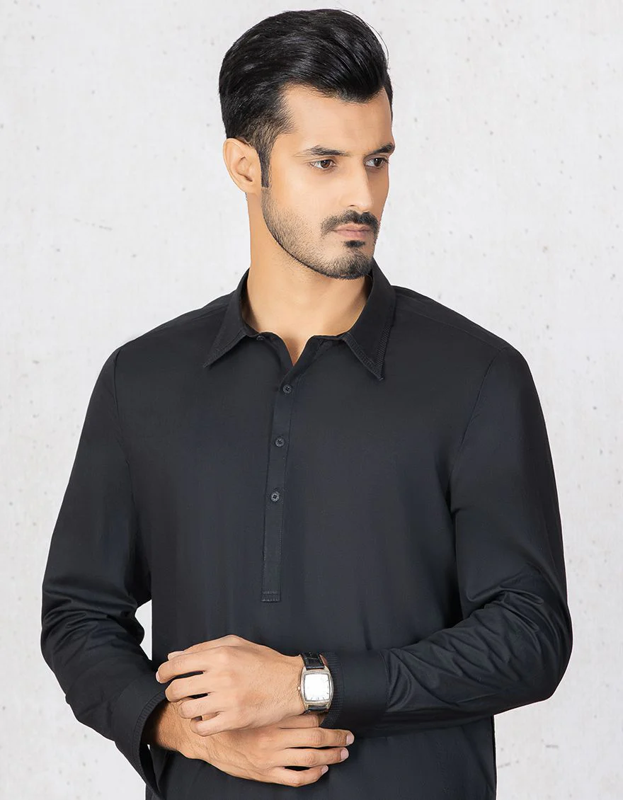 BLACK KAMEEZ SHALWAR | JJKS-A-US-43022/S21/JJ7291-CL - Image 2