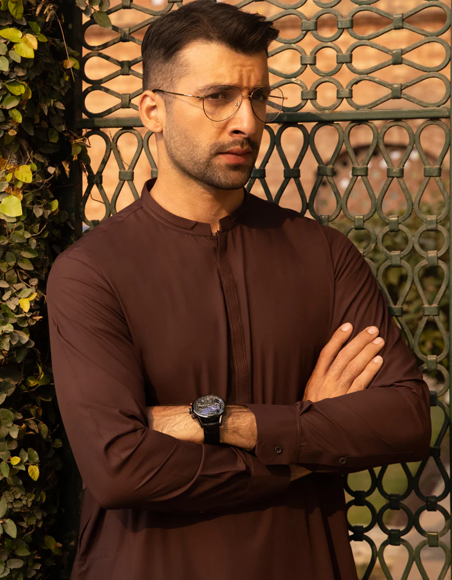 PLUM VISCOSE KAMEEZ SHALWAR | JJKS-A-US-44012/S22/JJ8111-CL - Image 4
