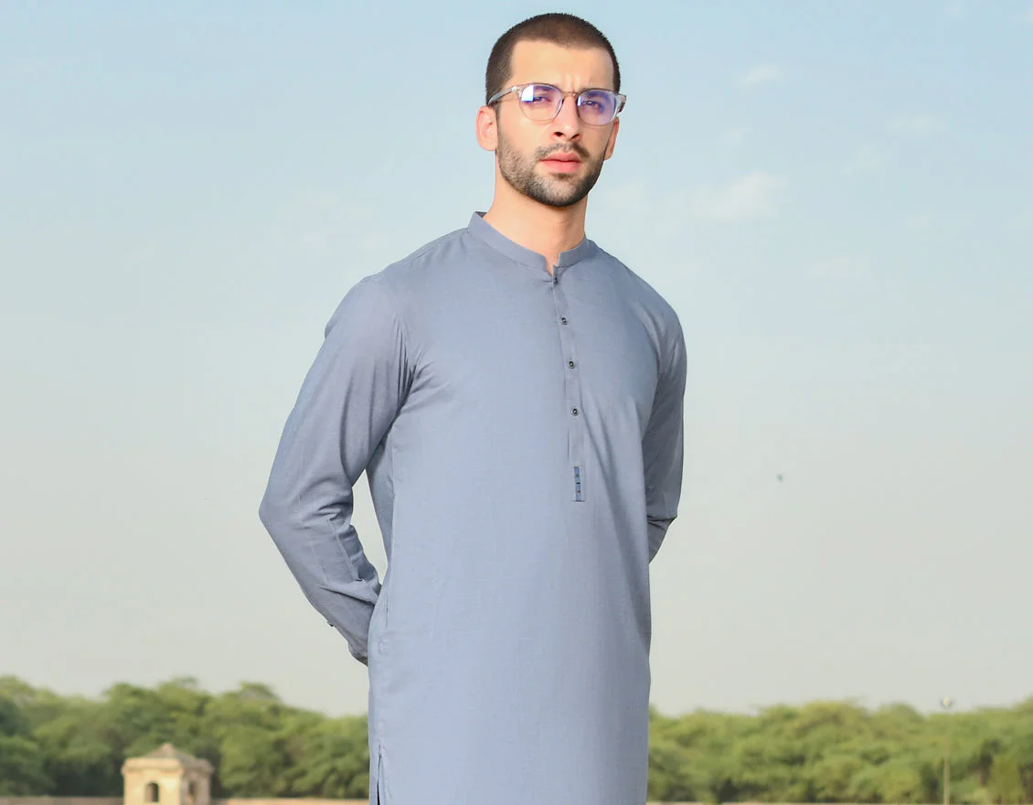 SEA BLUE VISCOSE KAMEEZ SHALWAR | JJKS-A-US-44042/S22/JJ8261-CL - Image 4