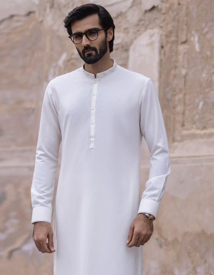CREAM BLENDED KAMEEZ SHALWAR | JJKS-A-US-47029/S23/JJ8712-FL - Image 4