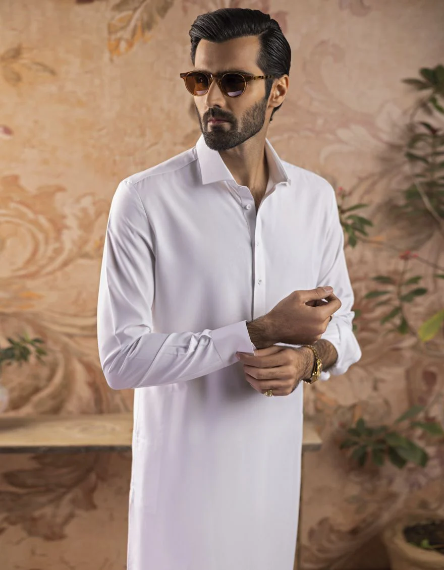 WHITE KAMEEZ SHALWAR | JJKS-S-US-30727-R10-AP/S22/JJ7567-PN - Image 4