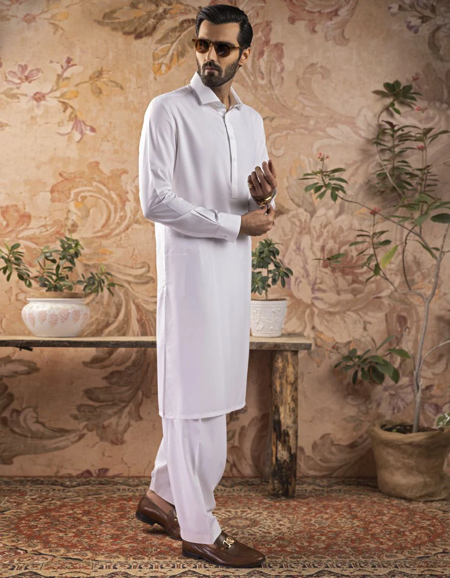WHITE KAMEEZ SHALWAR | JJKS-S-US-30727-R10-AP/S22/JJ7567-PN - Image 6