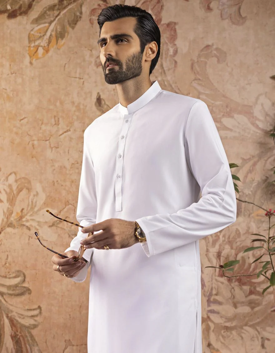 WHITE KAMEEZ SHALWAR | JJKS-S-US-30728-R10-AP/S22/JJ7567-PN - Image 6