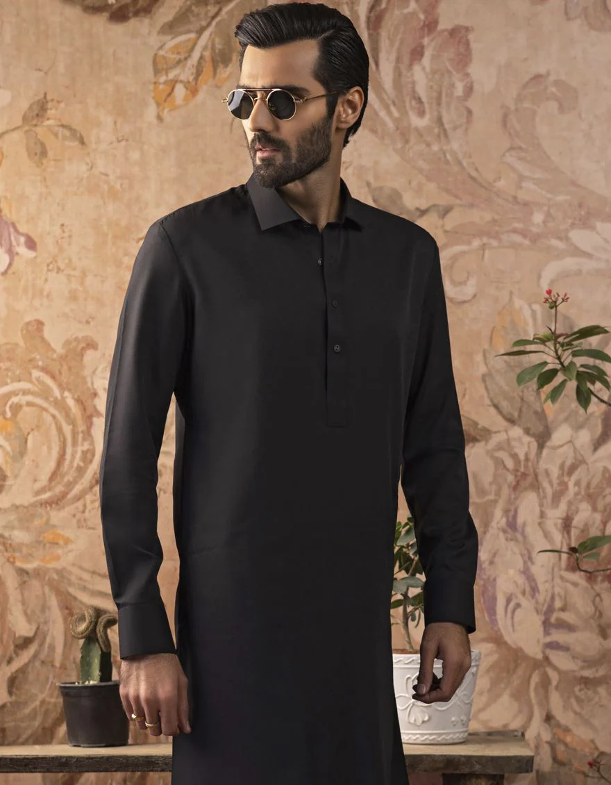 BLACK KAMEEZ SHALWAR | JJKS-S-US-30729-R15-AP/S22/JJ7565-PN - Image 5