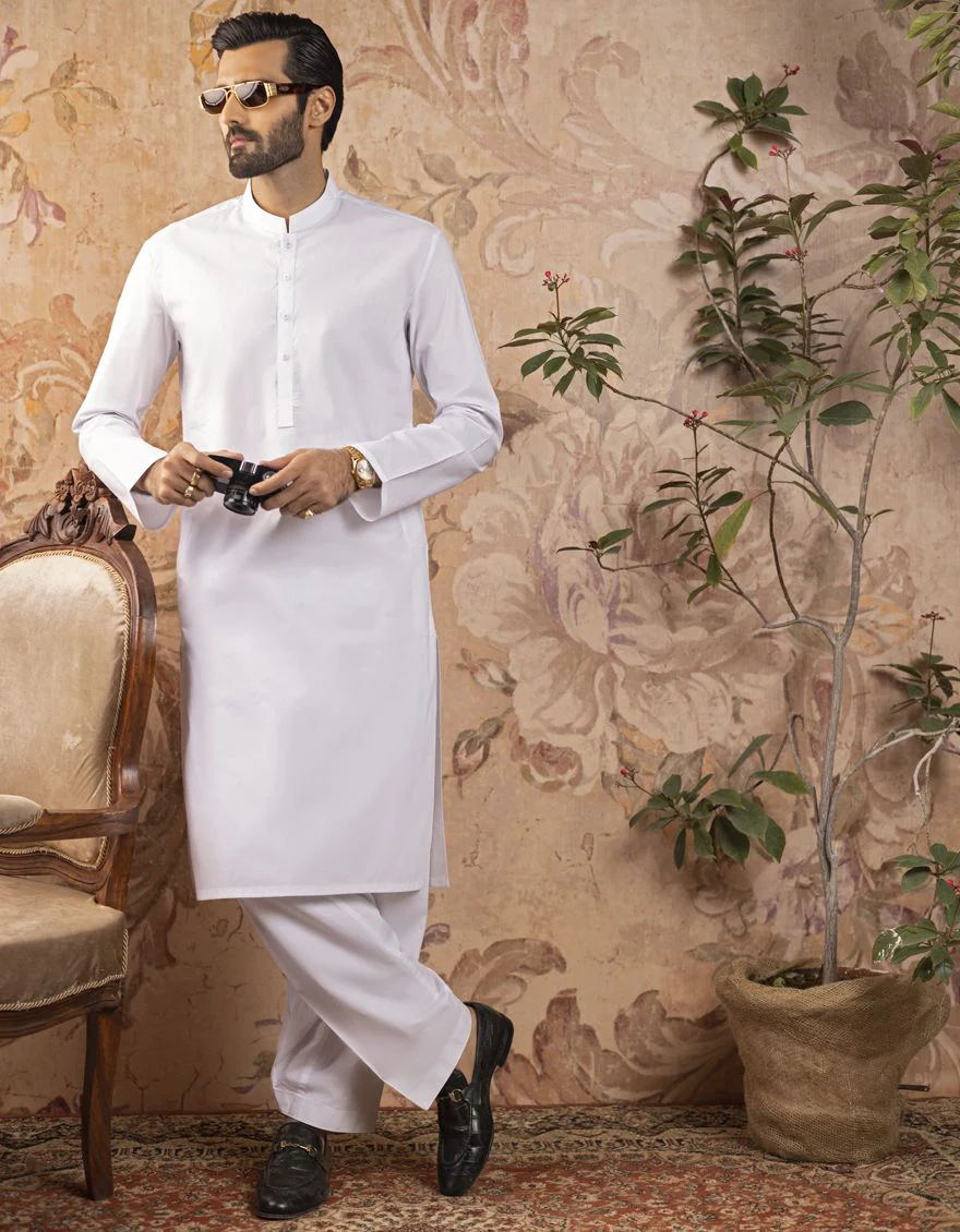 WHITE KAMEEZ SHALWAR | JJKS-S-US-30730-R10-AP/S22/JJ6922-PN - Image 2