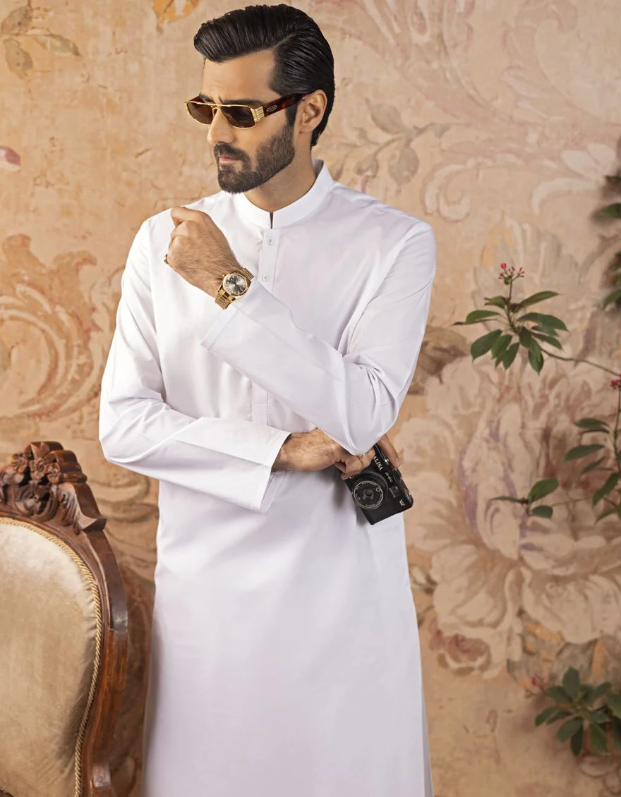 WHITE KAMEEZ SHALWAR | JJKS-S-US-30730-R10-AP/S22/JJ6922-PN - Image 3
