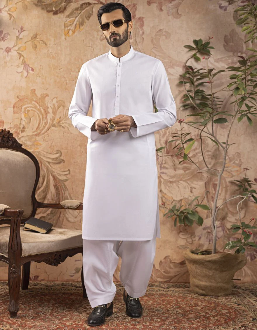 WHITE KAMEEZ SHALWAR | JJKS-S-US-30730-R10-AP/S22/JJ6922-PN - Image 6