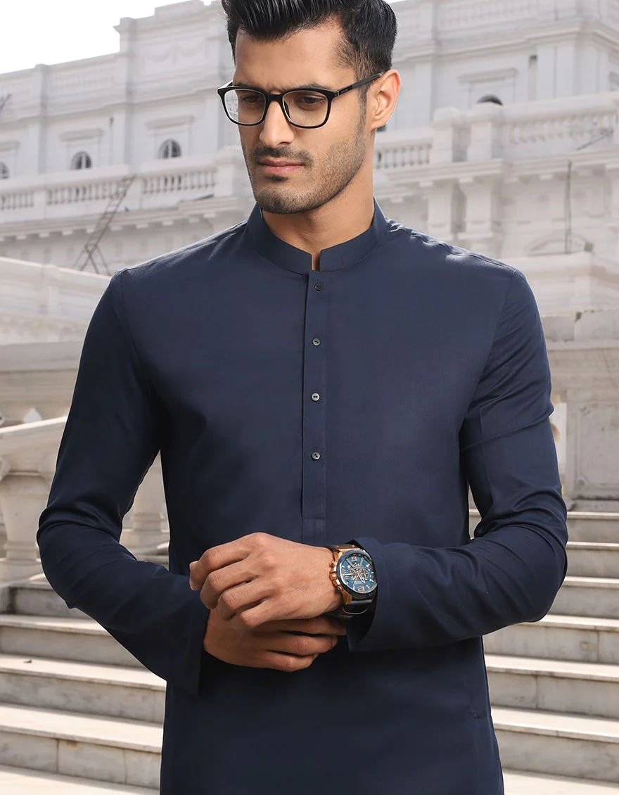 BLUE KAMEEZ SHALWAR | JJKS-S-US-30780-R14-AP/S22/JJ7565-PN - Image 3