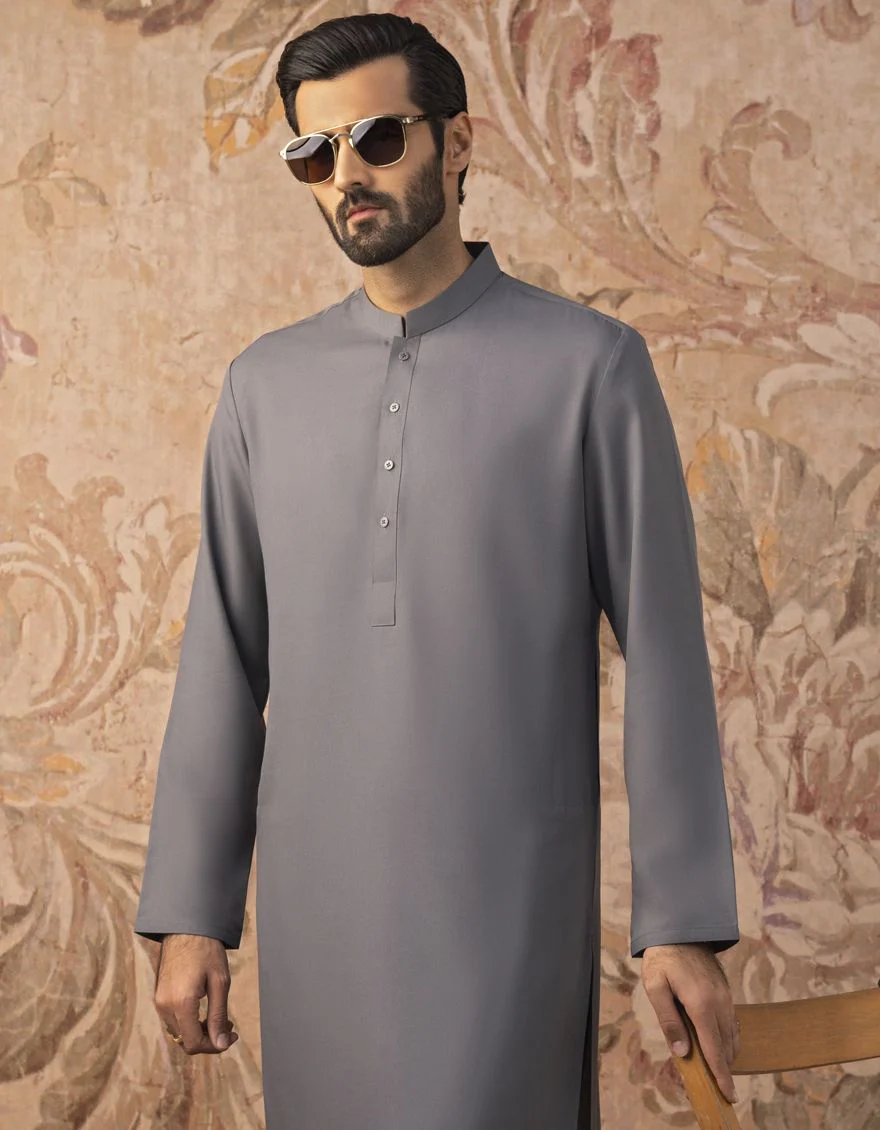 GREY KAMEEZ SHALWAR | JJKS-S-US-30821-R13-AP/S22/JJ7565-PN - Image 2