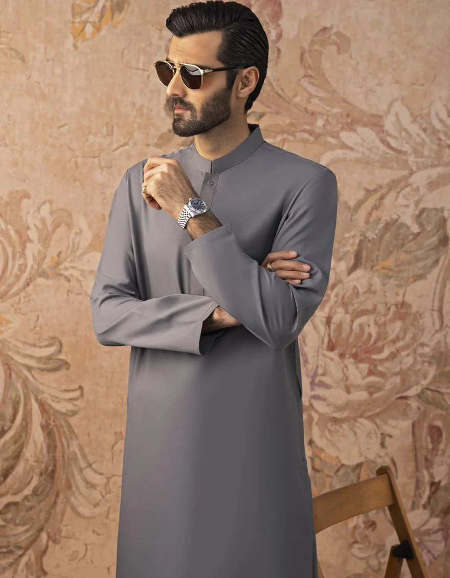 GREY KAMEEZ SHALWAR | JJKS-S-US-30821-R13-AP/S22/JJ7565-PN - Image 3