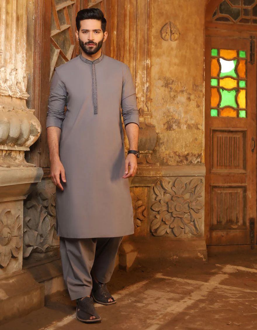 GREY KAMEEZ SHALWAR | JJKS-S-US-31100/S20/JJ6970