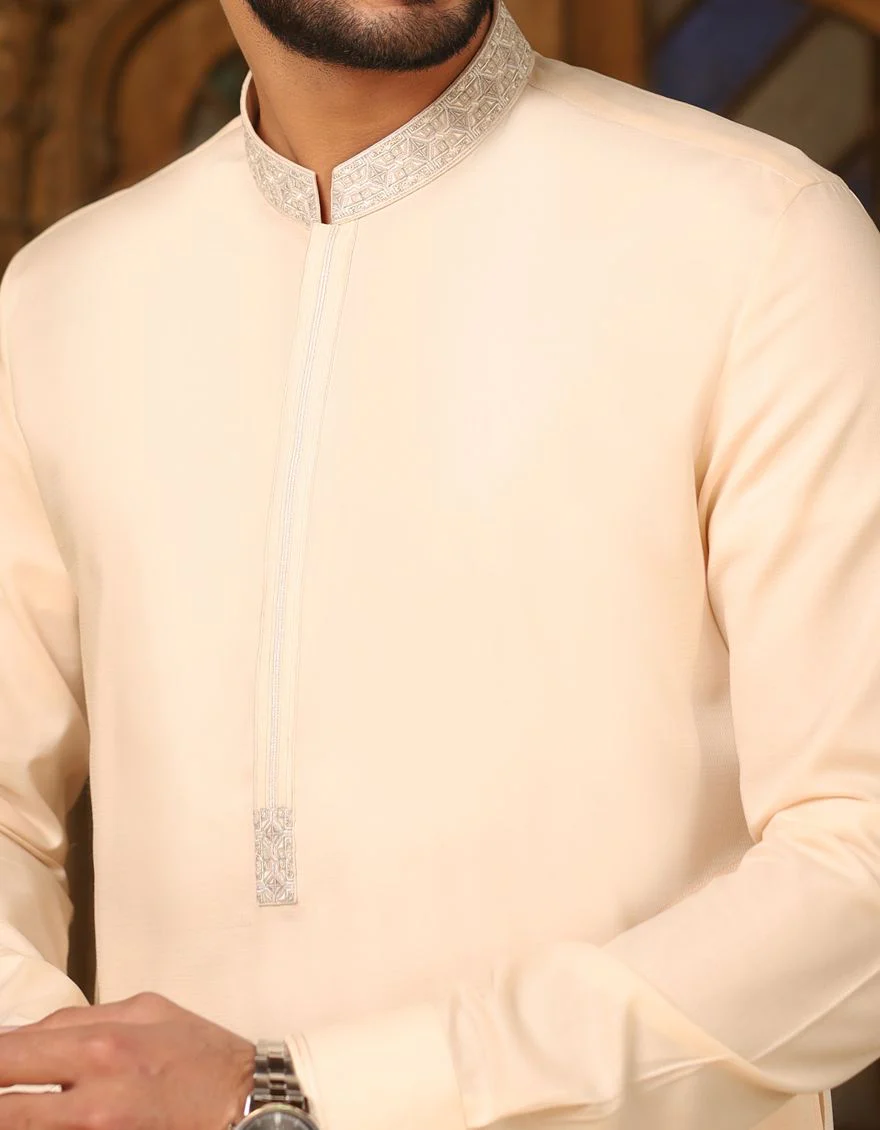 PEACH KAMEEZ SHALWAR | JJKS-S-US-31122/S21/JJ6958 - Image 2
