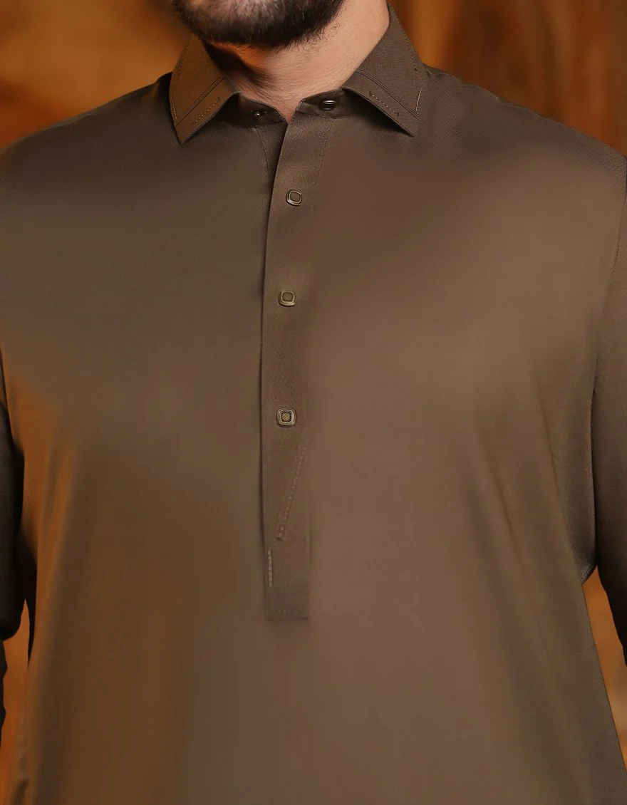 ANTIQUE GOLD KAMEEZ SHALWAR | JJKS-S-US-32450/S21/JJ6957 - Image 3