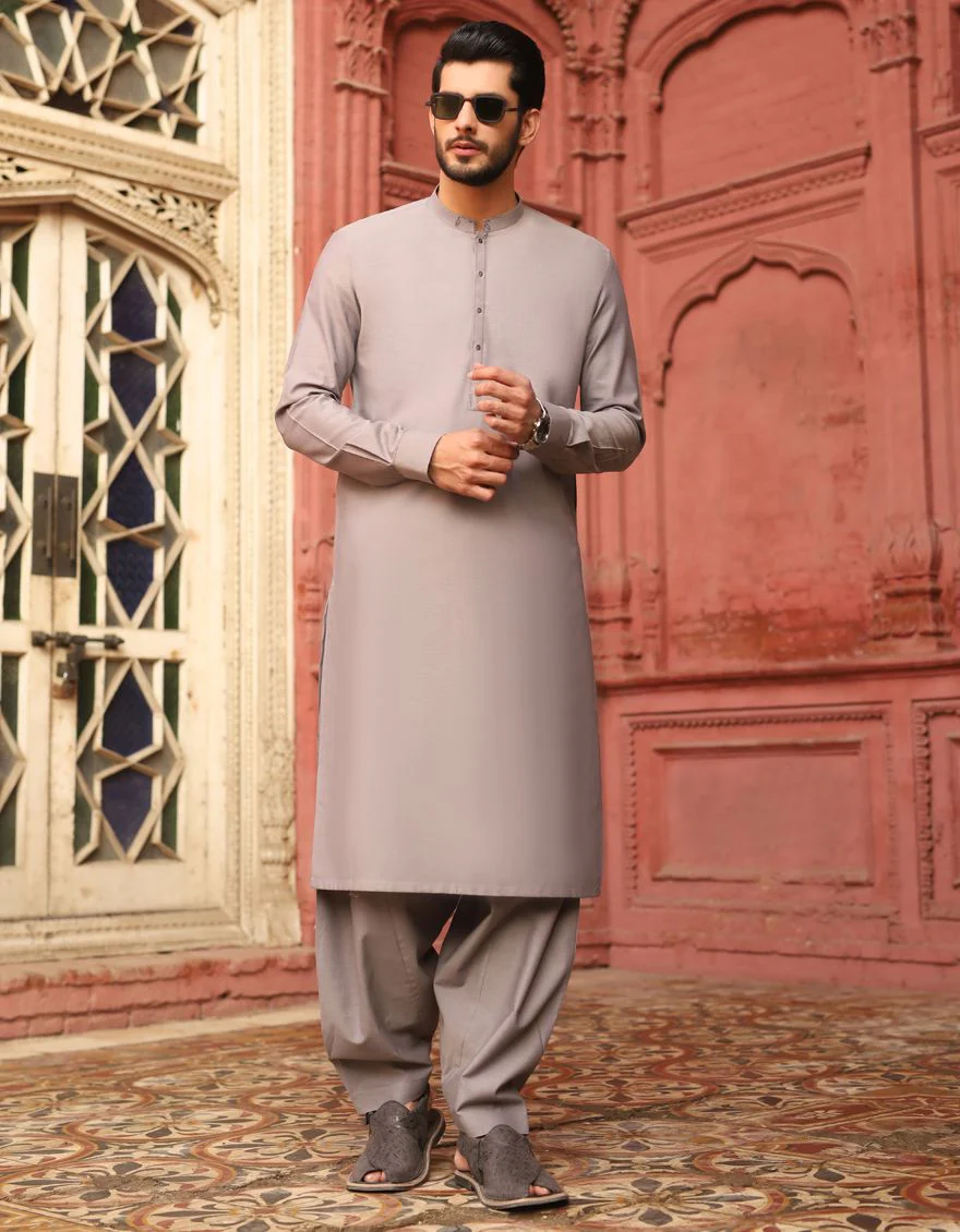 GREY KAMEEZ SHALWAR | JJKS-S-US-32459/S21/JJ6285