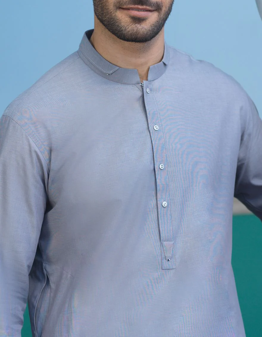 GREY KAMEEZ SHALWAR | JJKS-S-US-32498/S21/JJ7236-EX - Image 4