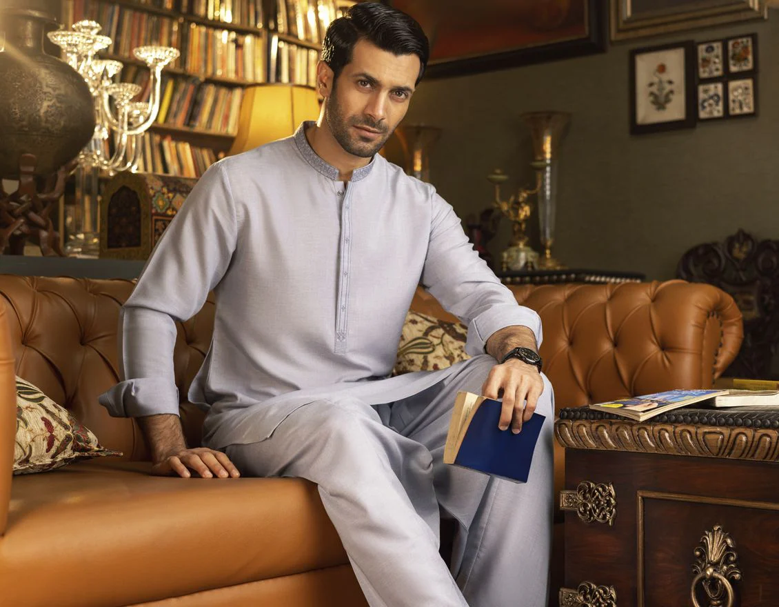 BLUEISH GREY KAMEEZ SHALWAR | JJKS-S-US-32532/S22/JJ7410-SF - Image 6