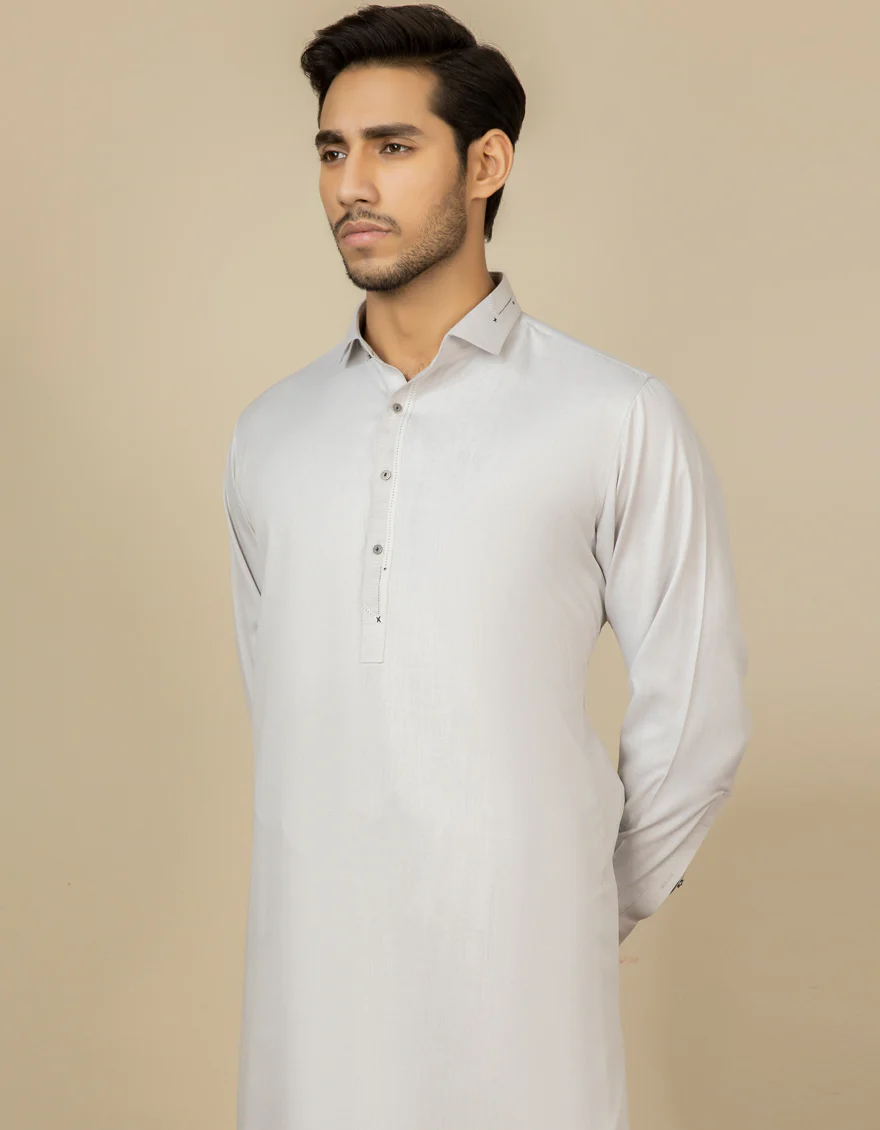 FAWN BLENDED KAMEEZ SHALWAR | JJKS-S-US-32564/S22/JJ7530-CL - Image 3