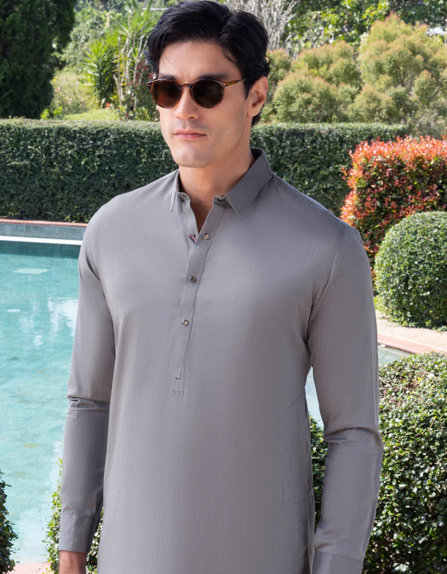 SAGE GREEN COTTON KAMEEZ SHALWAR | JJKS-S-US-32637/S23/JJ8290-CL - Image 4
