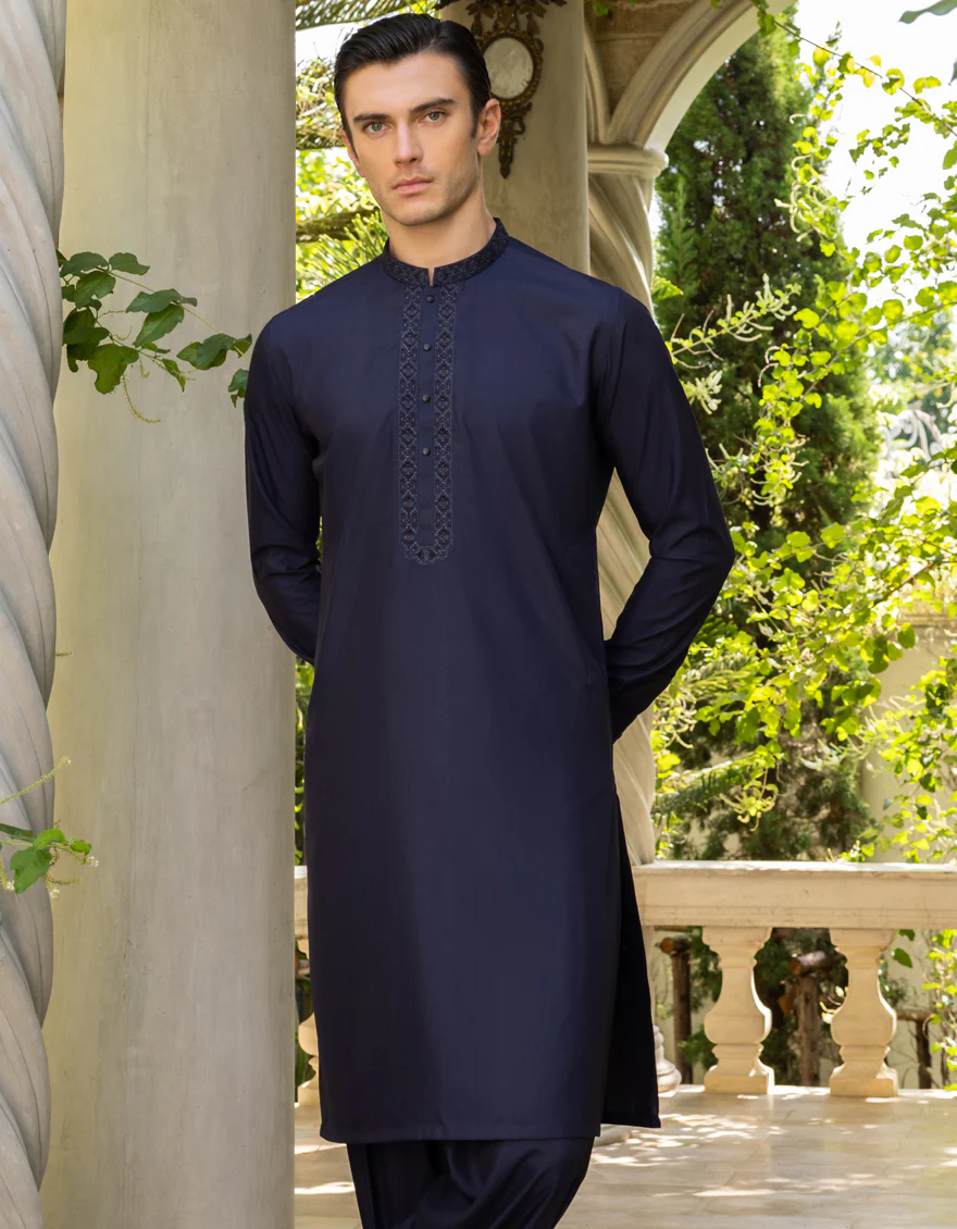 DEEP PURPLE BLENDED KAMEEZ SHALWAR | JJKS-S-US-32675/S23/JJ8173-SF - Image 3