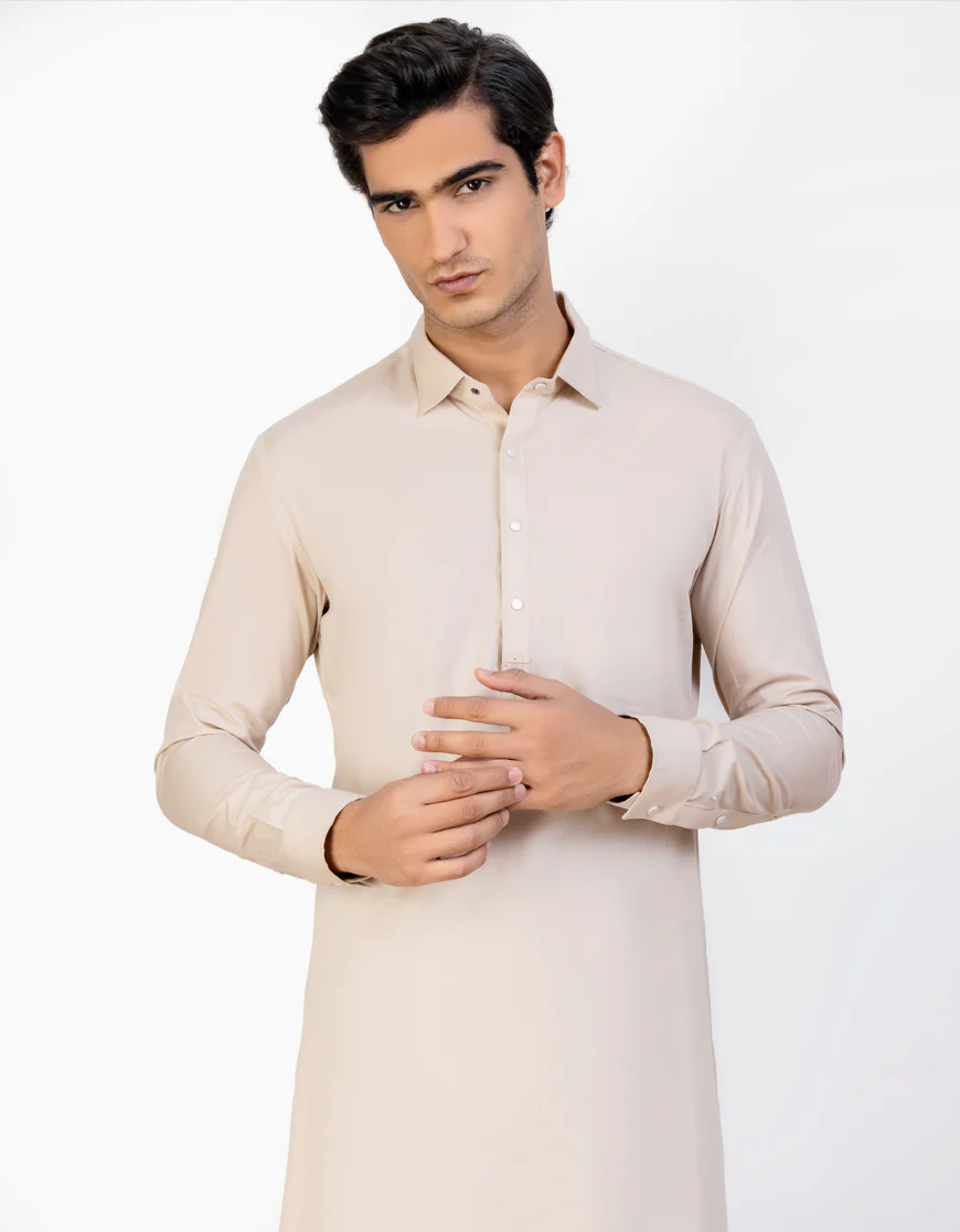 FAWN COTTON KAMEEZ SHALWAR | JJKS-S-US-32733/S23/JJ8878-EX - Image 3