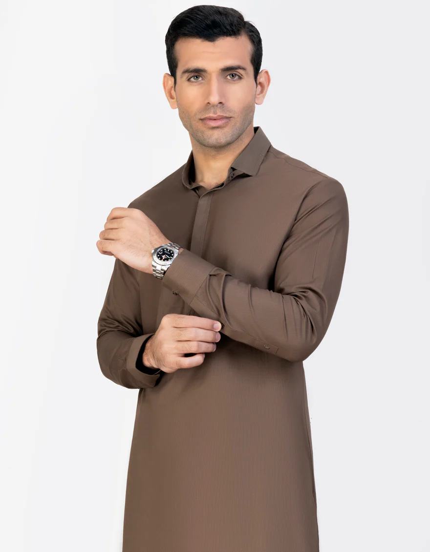MEHNDI GREEN COTTON KAMEEZ SHALWAR | JJKS-S-US-32763/S23/JJ8764-CL - Image 3