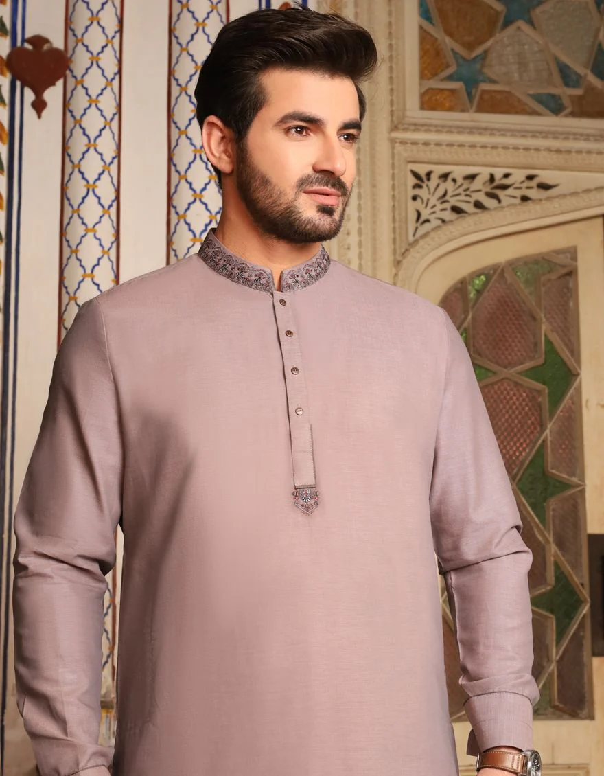 TEA PINK KAMEEZ SHALWAR | JJKS-S-US-34009/S21/JJ7020 - Image 2