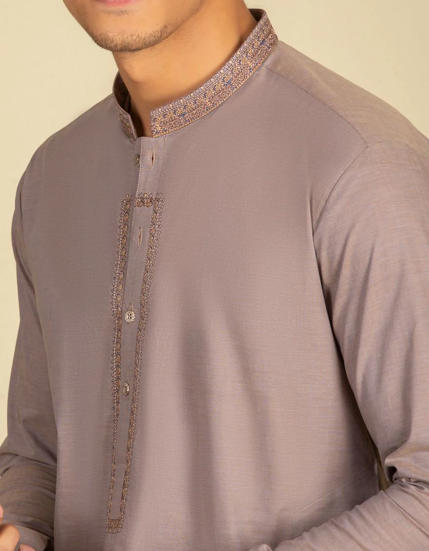 CAMEL BROWN KAMEEZ SHALWAR | JJKS-S-US-34071/S21/JJ7250-SF - Image 3