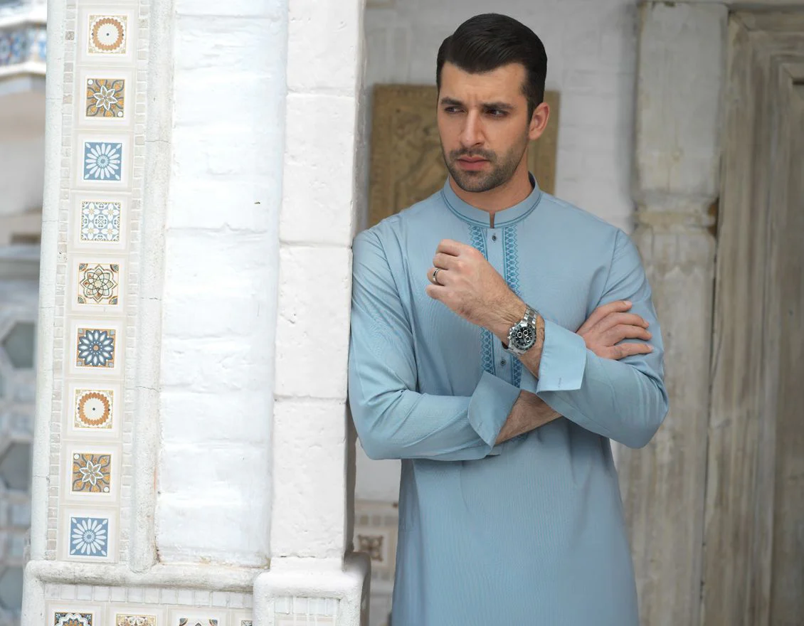 SKY WHITE KAMEEZ SHALWAR | JJKS-S-US-34090/S21/JJ7239-SF - Image 4