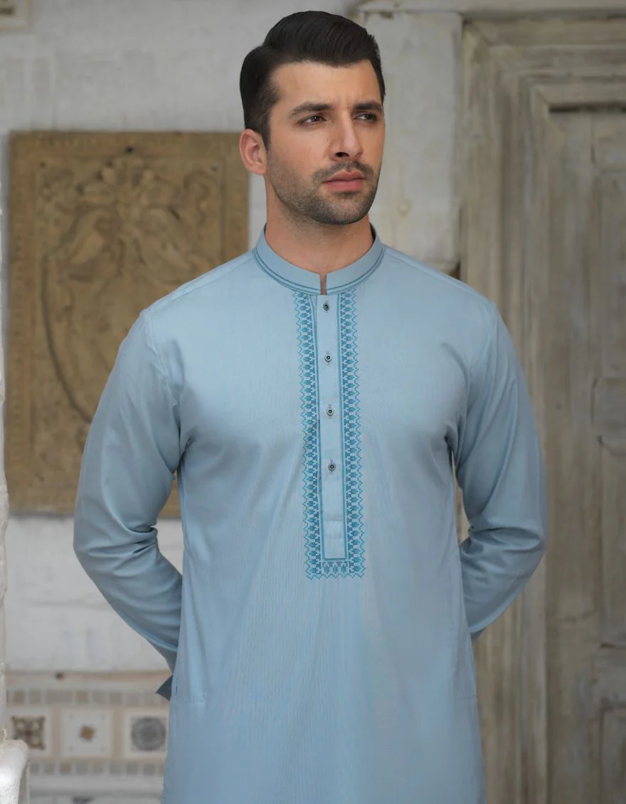 SKY WHITE KAMEEZ SHALWAR | JJKS-S-US-34090/S21/JJ7239-SF - Image 6