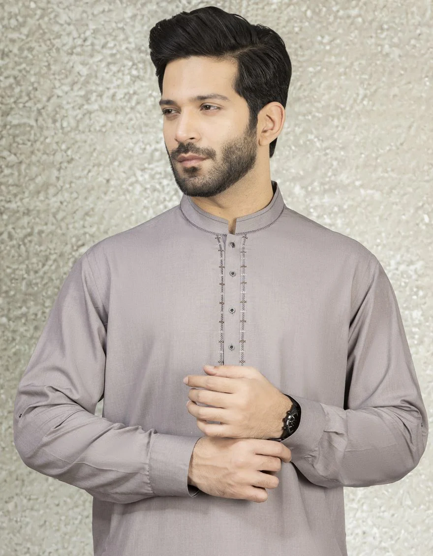 GREY KAMEEZ SHALWAR | JJKS-S-US-34137/S22/JJ7527-CL - Image 3