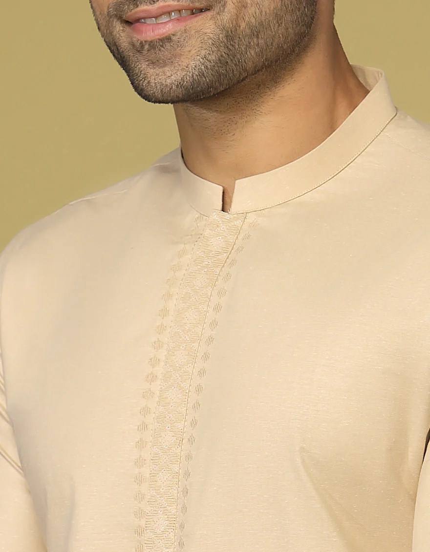 FAWN BLENDED KAMEEZ SHALWAR | JJKS-S-US-34197/S22/JJ8238-SF - Image 2