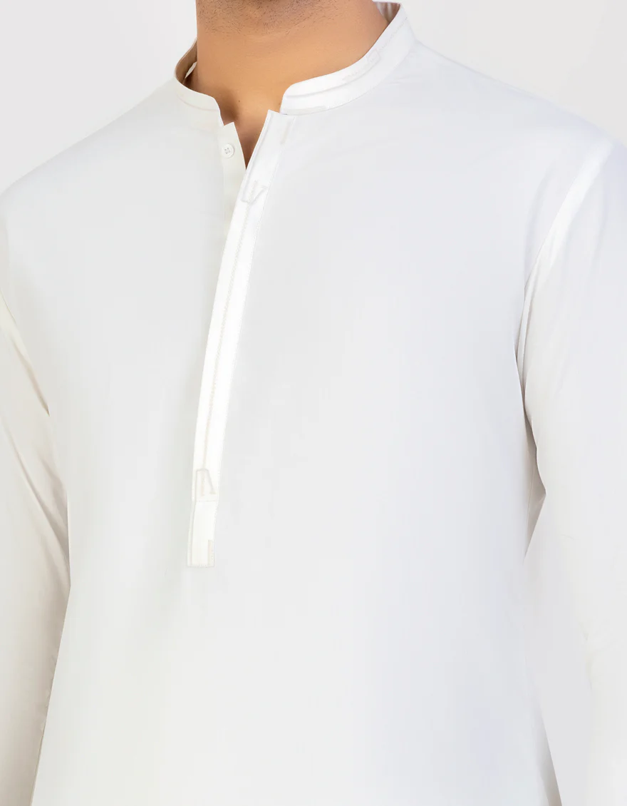 IVORY BLENDED KAMEEZ SHALWAR | JJKS-S-US-34425/S23/JJ8725-CL - Image 2