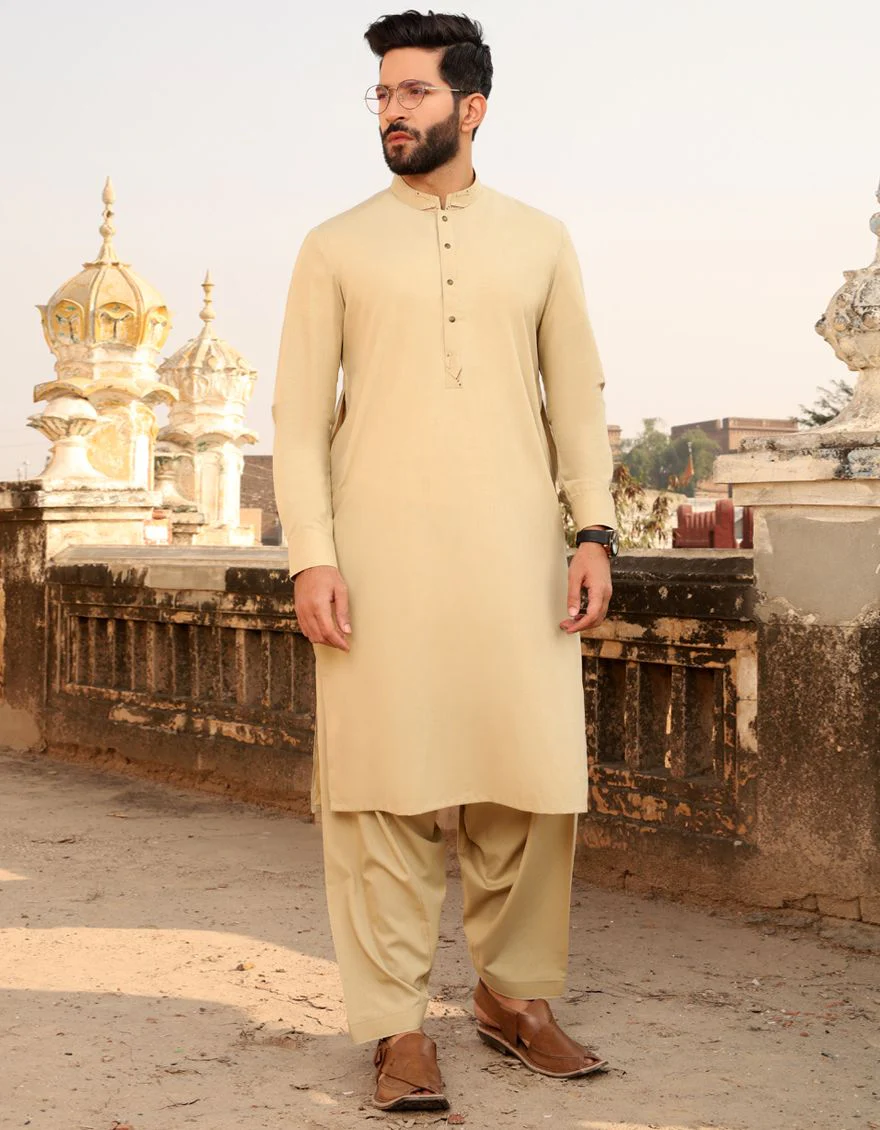 CAMEL KAMEEZ SHALWAR | JJKS-S-US-36658/S20/JJ6818