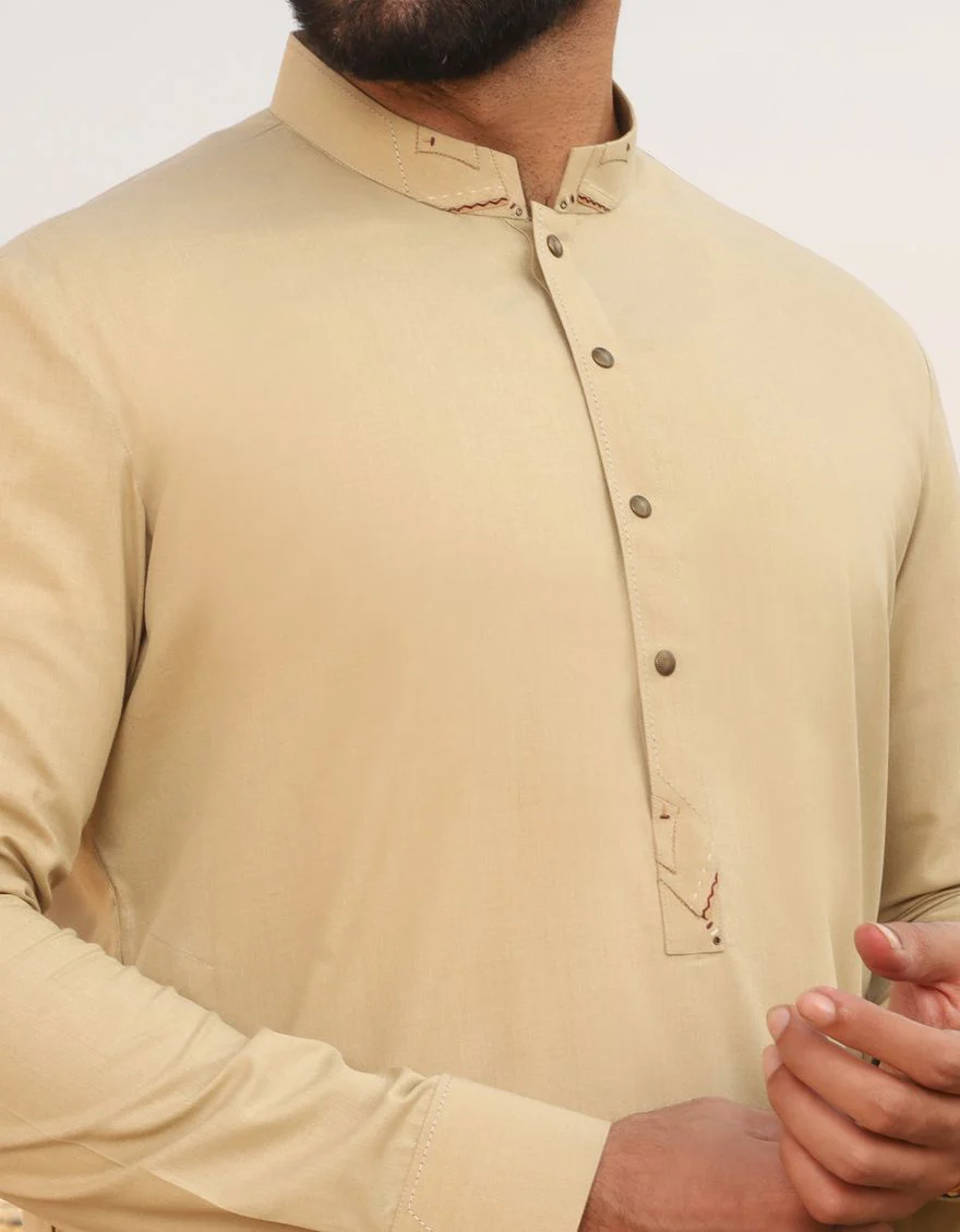 CAMEL KAMEEZ SHALWAR | JJKS-S-US-36658/S20/JJ6818 - Image 2
