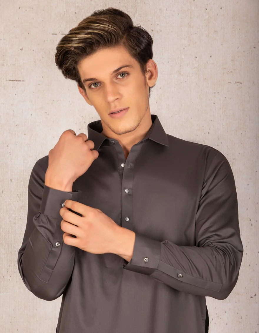GREY KAMEEZ SHALWAR | JJKS-S-US-36795/S21/JJ6888-PL - Image 3
