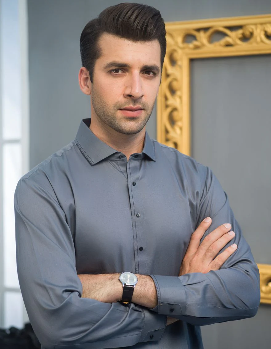 SLATE GREY KAMEEZ SHALWAR | JJKS-S-US-36804/S21/JJ6888-EX - Image 3
