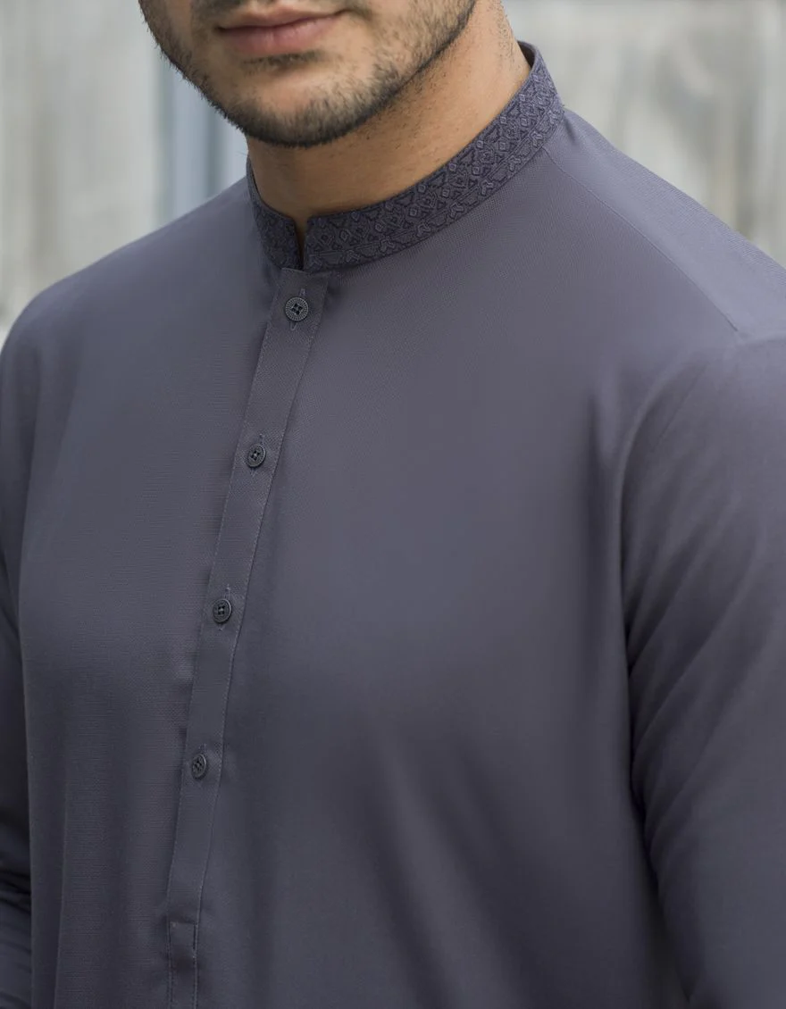 MAGNET GREY KAMEEZ SHALWAR | JJKS-S-US-36823/S21/JJ7231-SF - Image 2